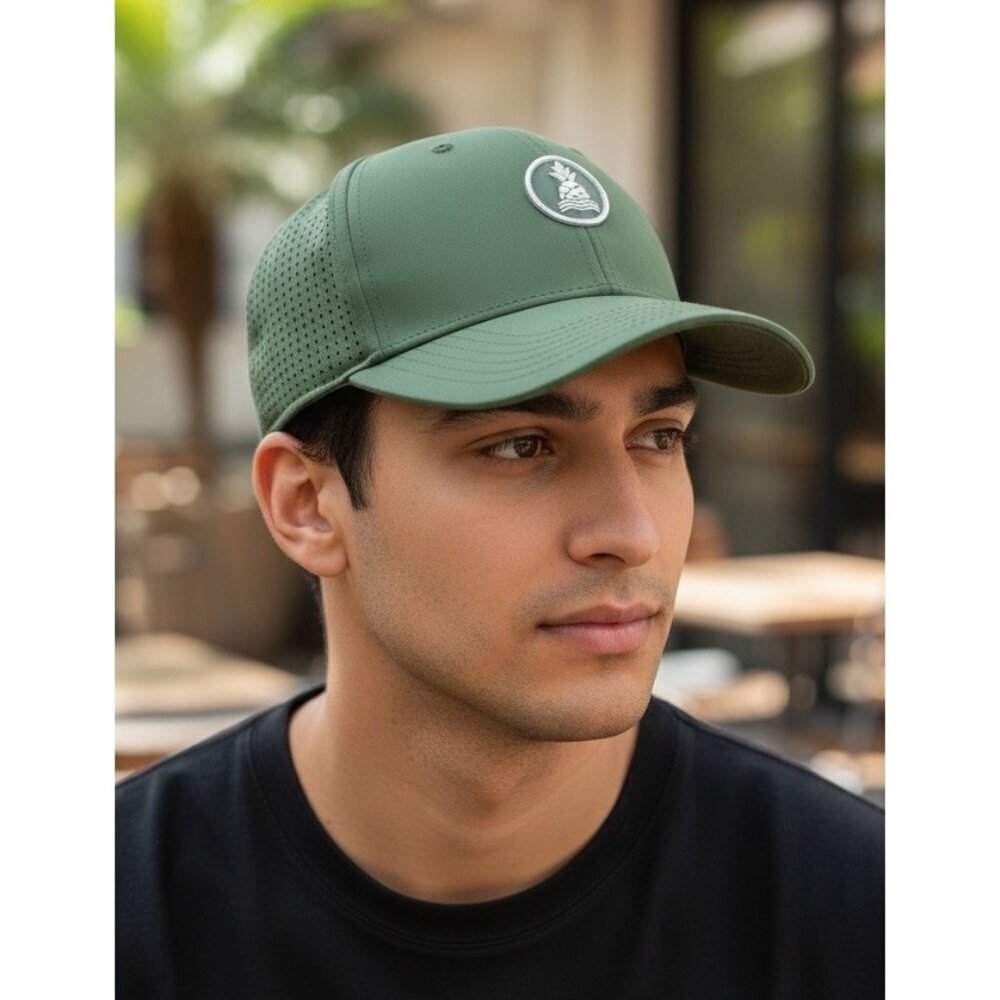 Chubbies Forest Patch All Day Hat Green Performance Trucker Snapback NWT